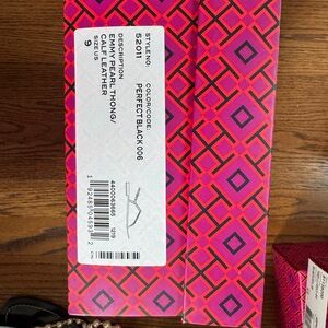 Tory Burch Emmy Pearl Thong Size 9